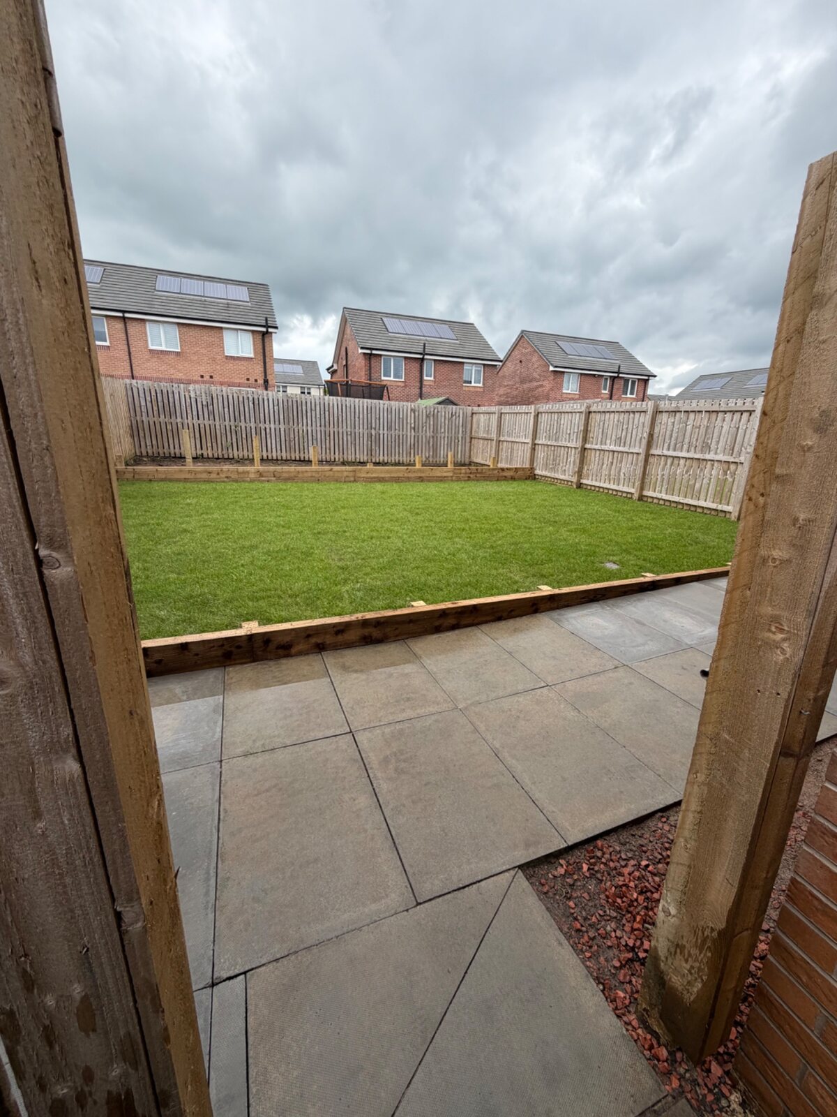 Turf and patio installation