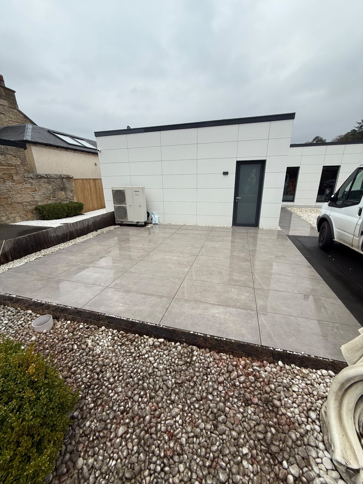 Patio pressure washing