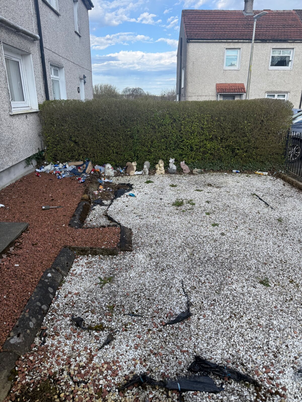 Front garden before transformation